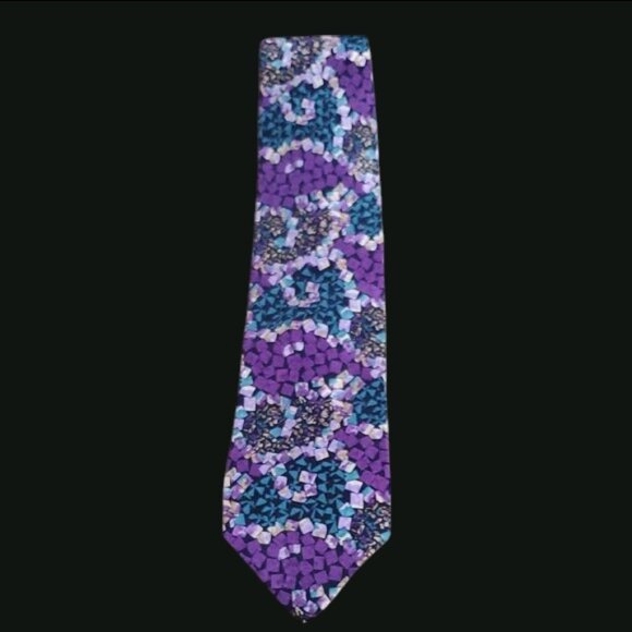Missoni for Neiman Marcus Tie – Paisley Stained Glass Vibes | 100% Silk Luxury - Picture 11 of 11